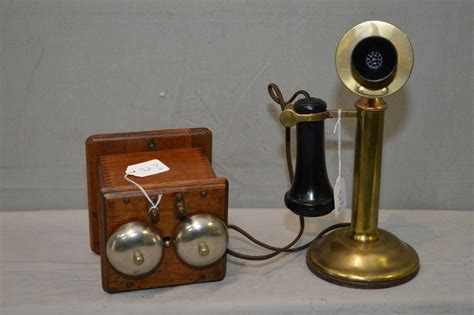 automatic electric ringer box|antique ringer phone set.